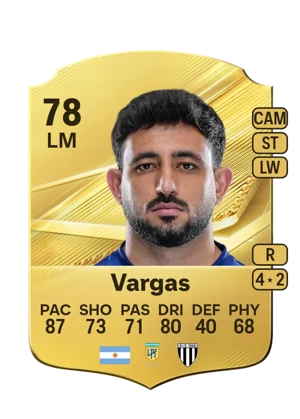 Vargas - 78 - Rare EA FC 27 card