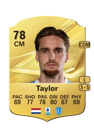 Taylor - 78 - Rare EA FC 27 card