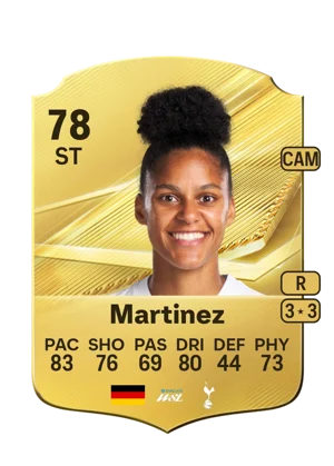 Martinez - 78 - Rare EA FC 27 card