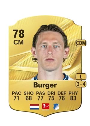 Burger - 78 - Rare EA FC 27 card
