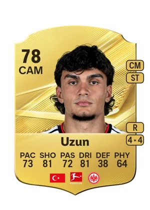 Uzun - 78 - Rare EA FC 27 card