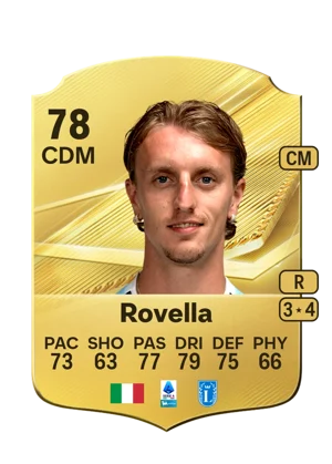 Rovella - 78 - Rare EA FC 27 card