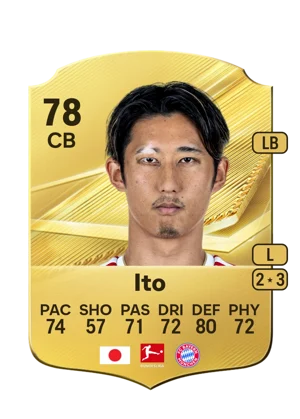 Ito - 78 - Rare EA FC 27 card