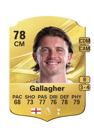 Gallagher - 78 - Rare EA FC 27 card
