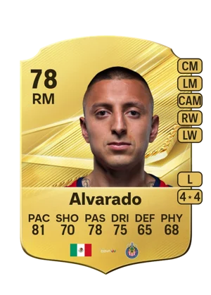 Alvarado - 78 - Rare EA FC 27 card