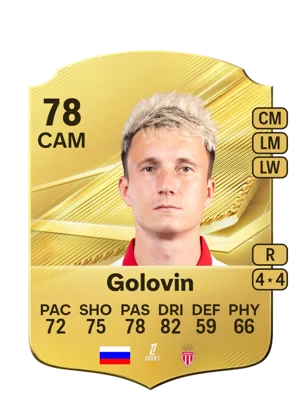 Golovin - 78 - Rare EA FC 27 card