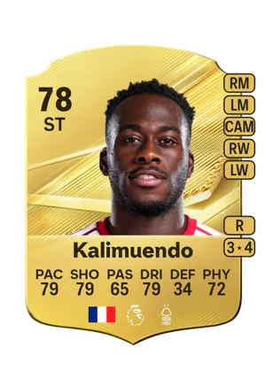 Kalimuendo - 78 - Rare EA FC 27 card