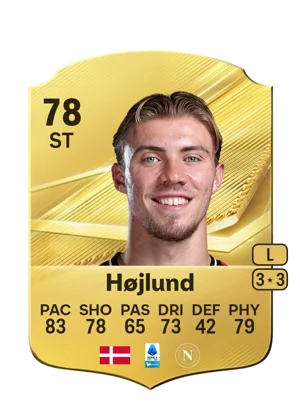 Højlund - 78 - Rare EA FC 27 card