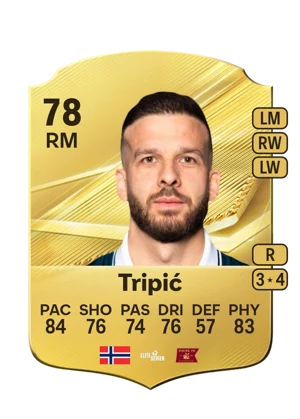 Tripić - 78 - Rare EA FC 27 card