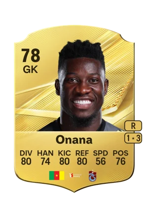 Onana - 78 - Rare EA FC 27 card