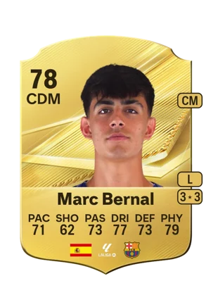 Marc Bernal - 78 - Rare EA FC 27 card