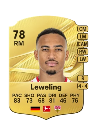 Leweling - 78 - Rare EA FC 27 card