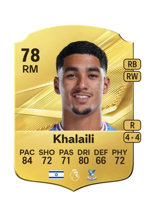 Khalaili - 78 - Rare EA FC 27 card