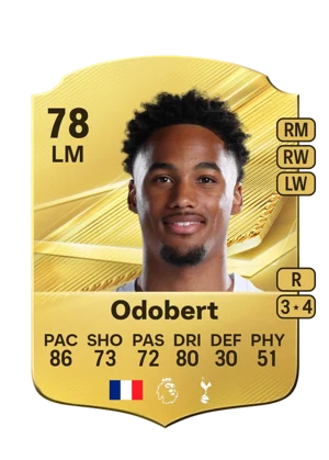 Odobert - 78 - Rare EA FC 27 card