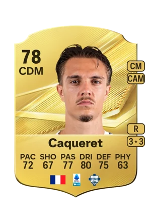 Caqueret - 78 - Rare EA FC 27 card