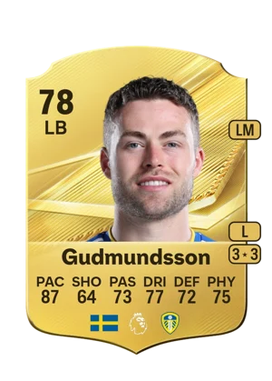Gudmundsson - 78 - Rare EA FC 27 card