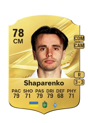 Shaparenko - 78 - Rare EA FC 27 card