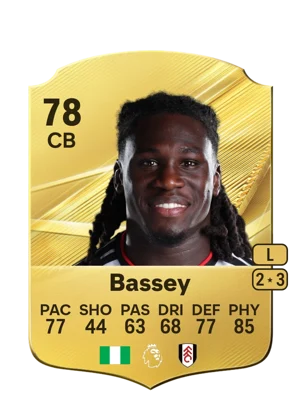 Bassey - 78 - Rare EA FC 27 card