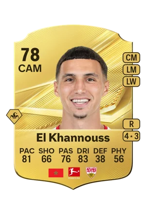 El Khannouss - 78 - Rare EA FC 27 card