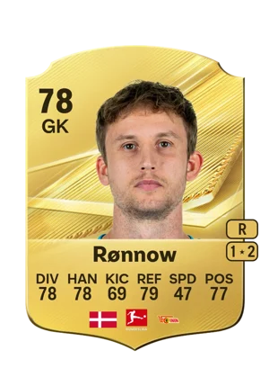 Rønnow - 78 - Rare EA FC 27 card