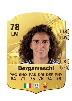 Bergamaschi - 78 - Rare EA FC 27 card