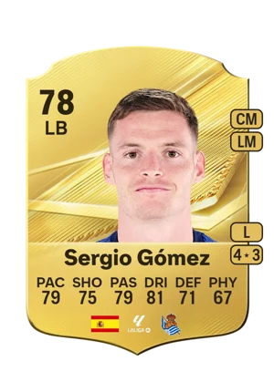 Sergio Gómez - 78 - Rare EA FC 27 card