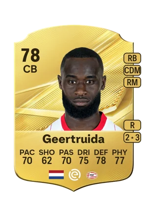 Geertruida - 78 - Rare EA FC 27 card