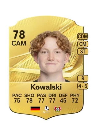 Kowalski - 78 - Rare EA FC 27 card
