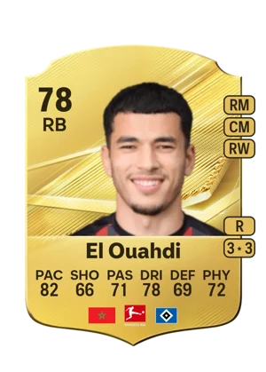 El Ouahdi - 78 - Rare EA FC 27 card