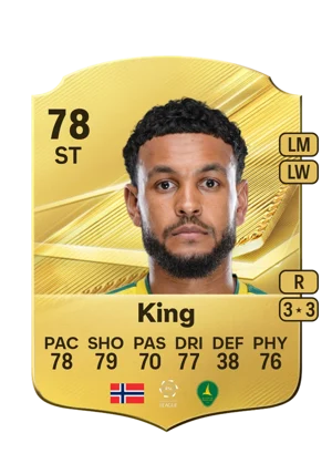 King - 78 - Rare EA FC 27 card