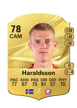 Haraldsson - 78 - Rare EA FC 27 card