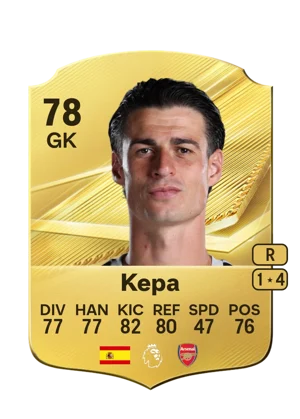 Kepa - 78 - Rare EA FC 27 card