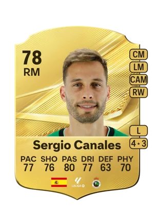 Sergio Canales - 78 - Rare EA FC 27 card