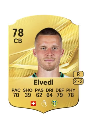 Elvedi - 78 - Rare EA FC 27 card