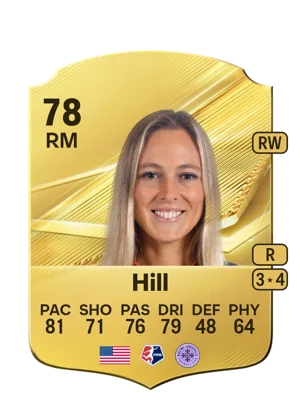 Hill - 78 - Rare EA FC 27 card