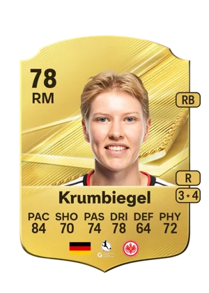 Krumbiegel - 78 - Rare EA FC 27 card
