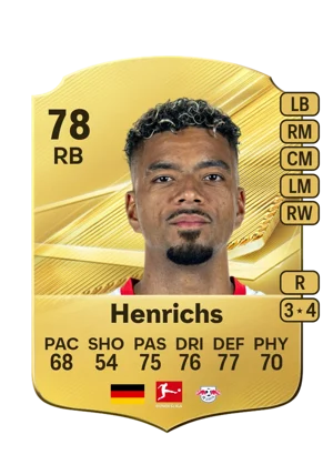 Henrichs - 78 - Rare EA FC 27 card