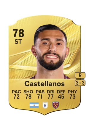 Castellanos - 78 - Rare EA FC 27 card