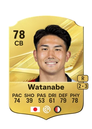 Watanabe - 78 - Rare EA FC 27 card