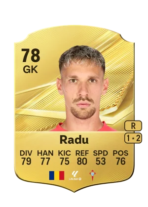 Radu - 78 - Rare EA FC 27 card
