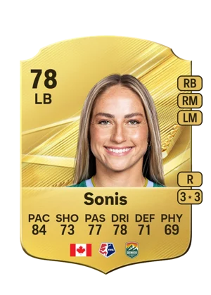 Sonis - 78 - Rare EA FC 27 card
