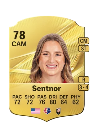 Sentnor - 78 - Rare EA FC 27 card