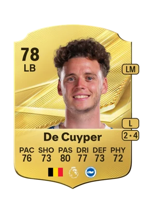 De Cuyper - 78 - Rare EA FC 27 card
