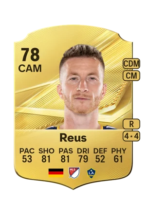 Reus - 78 - Rare EA FC 27 card