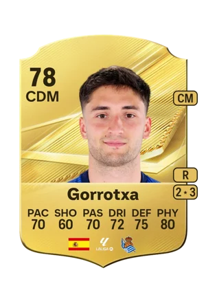 Gorrotxa - 78 - Rare EA FC 27 card