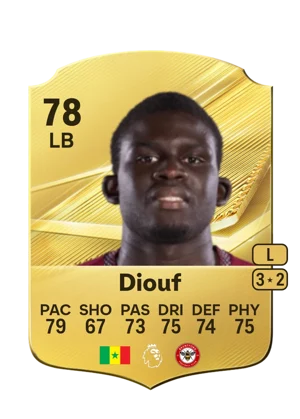 Diouf - 78 - Rare EA FC 27 card