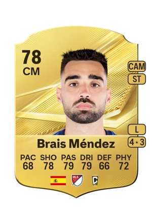 Brais Méndez - 78 - Rare EA FC 27 card