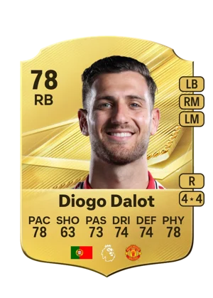 Diogo Dalot - 78 - Rare EA FC 27 card