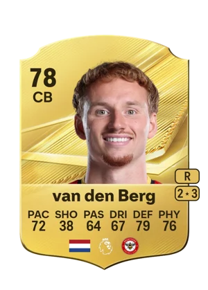 van den Berg - 78 - Rare EA FC 27 card