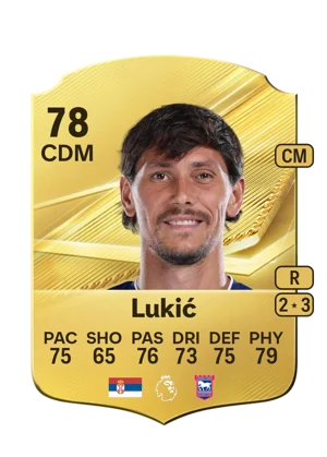 Lukić - 78 - Rare EA FC 27 card